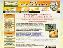 Tablet Screenshot of oldcountrycheese.com